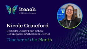 September Teacher of the Month Nicole Crawford