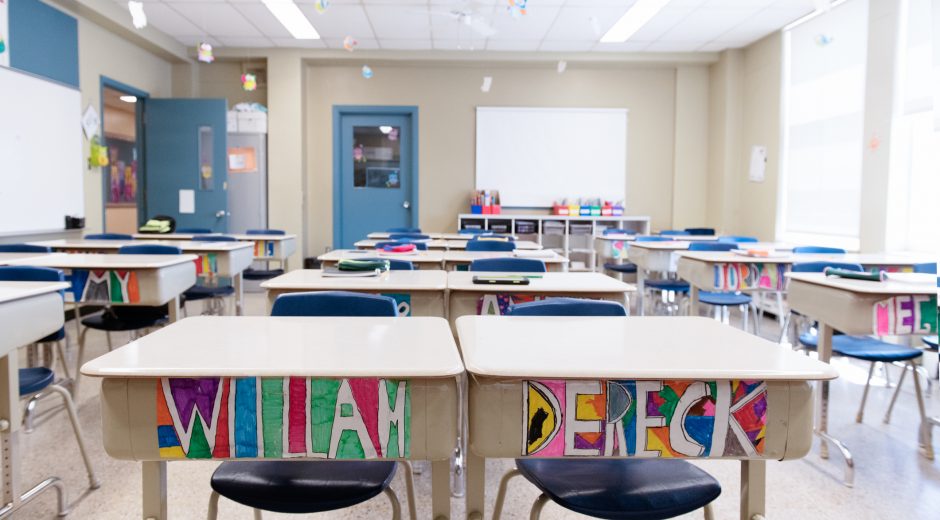 rows of desks